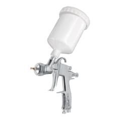 Pistola para pintar de gravedad LVLP Vaso plástic Boquilla 2.0 mm Truper
