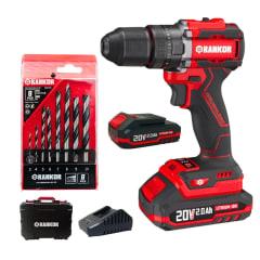 Taladro Percutor 70nm 20v + Set de Brocas 8pcs Rankor