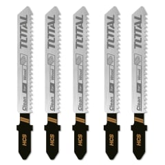 Juego de hojas de sierras para caladora 5 pzs Total