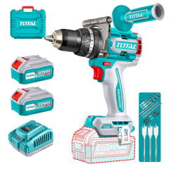 Taladro Percutor 166nm + 2 Baterias 5amp y 1 Cargador 20v Total