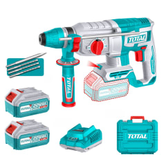 Rotomartillo sds plus 2.5j + 2 bateria y cargador 20v Industrial Total