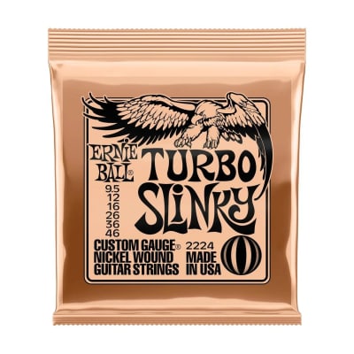 Cuerdas para guitarra Eléctrica Turbo Slinky Nickel Wound 2224
