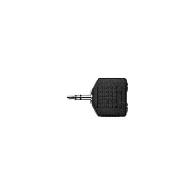 Adaptador Kirlin 2 jack hembra 3,5mm - plug macho stereo1