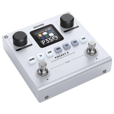 Pedal multi efecto para guitarra o bajo Donner Pocket X1