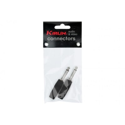 Pack Conectores Plug 6,3mm Mono Kirlin CH2306BSX2PBK