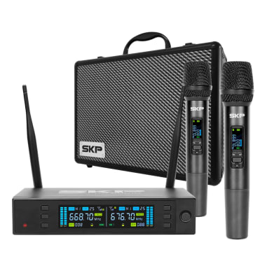 Micrófono Inalámbrico doble SKP Clarity II
