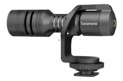 Micrófono Saramonic Vmic Mini Compacto Direccional Negro