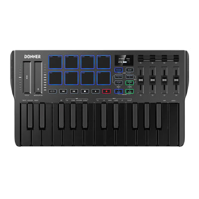 Controlador Midi Donner DMK25 Pro