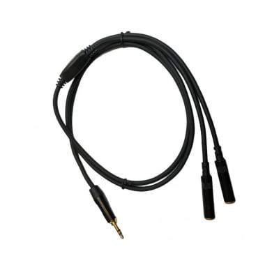 Cable mini plug estéreo a 2 mini jack mono Rean NRA1400915010