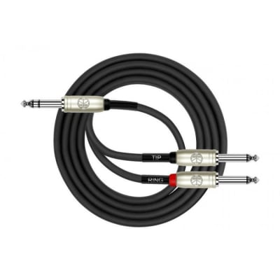 Cable Plug TRS a 2 Plug Mono Kirlin Y336PR-2M
