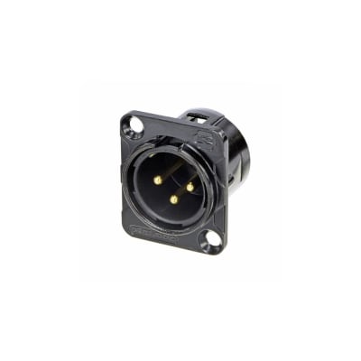 Conector chasis XLR macho Rean RC3MDLB