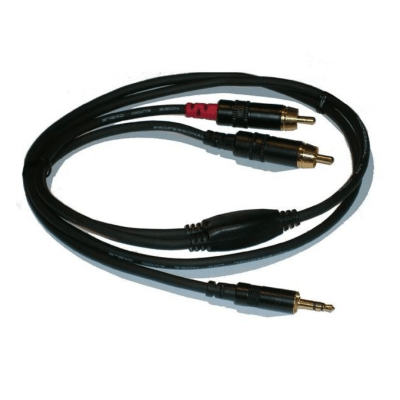 Cable mini plug a 2 RCA 3mt Rean  NRA-140-0150-0311
