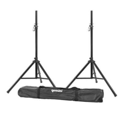 Pack de atriles para parlantes con funda Gemini STACK
