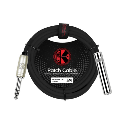 Cable alargador 6,3 de 3mt Kirlin AP-456PR/BK
