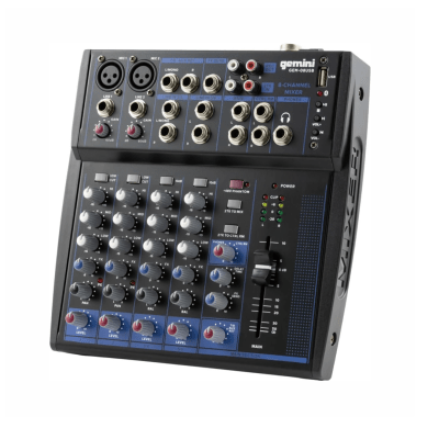 Consola de Audio Análoga Gemini GEM08 USB2