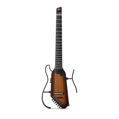 Guitarra silent para viaje cuerda nylon Donner HUSH C