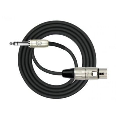 Cable XLR Hembra a plug 1/4 3 mt Kirlin MP484-3M-BK