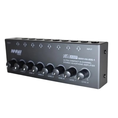 Amplificador Audífonos 8 canales Mavi HA8001