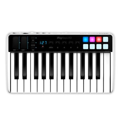 Controlador Midi con interfaz de audio 25 teclas IK Multimedia  iRig Keys IO 25