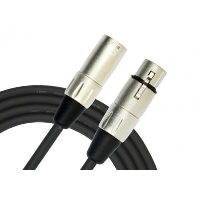 Cable para Micrófono XLR Hembra - XLR Macho 3 Metros Kirlin MPC-280/BK