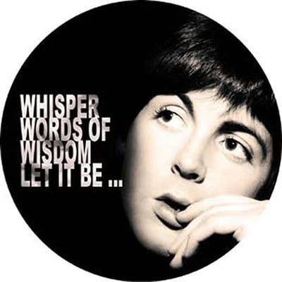 BEATLES, THE VINILO WHISPER WORDS OF WISDOM LET IT BE...