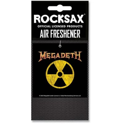 AIR FRESHENER ACCESORIO MEGADETH LOGO