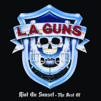 L. A. GUNS VINILO RIOT ON SUNSET - THE BEST OF (VINILO COLOR)