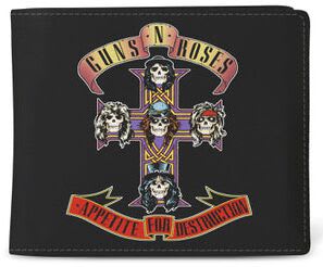 GUNS N ROSES ACCESORIO APPETITE FOR DESTRUCTION WALLET