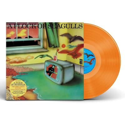 A FLOCK OF SEAGULLS (VINILO COLOR TRANSPARENT ORANGE )