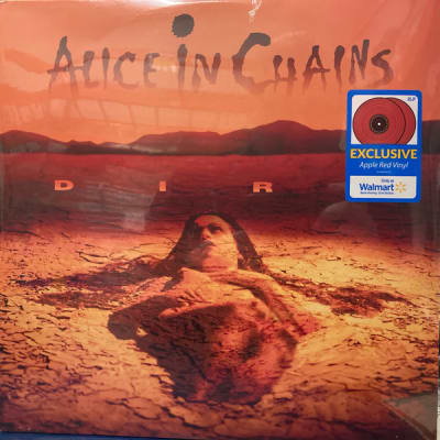 ALICE IN CHAINS - DIRT (VINILO 2LP WALMART COLOR ROJO MANZANA)