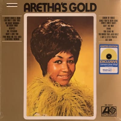 ARETHA FRANKLIN - ARETHA'S GOLD (VINILO WALMART COLOR LEMON-LIME)