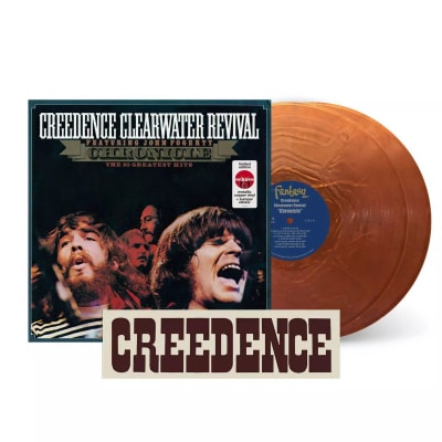CREEDENCE CLEARTWATER REVIVAL - CHRONICLES: THE 20 GREATEST HITS (VINILO TARGET COLOR METALLIC COPPER + STICKER)