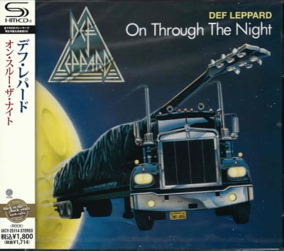 DEF LEPPARD - ON THROUGH THE NIGHT JPN OBI SHMCD