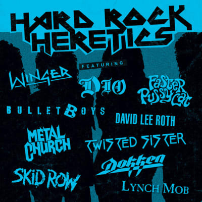 VARIOS - HARD ROCK HERETICS (VINILO ROJO Y NEGRO)