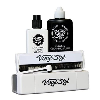 KIT COMPLETO LIMPIEZA DE VINILOS Y AGUJAS
