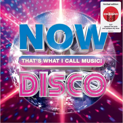 VARIOS -  NOW THAT'S WHAT I CALL DISCO VINILO TARGET 2LP OPAQUE HOT PINK & OPAQUE SKY BLUE