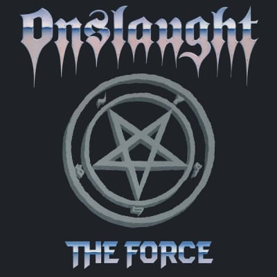 ONSLAUGHT - THE FORCE (VINILO COLOR BLANCO JASPEADO AZUL)