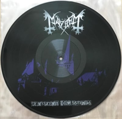 MAYHEM VINILO DE MYSTERIIS DOM SATHANAS PD
