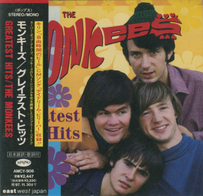MONKEES, THE CD GREATEST HITS JPN OBI