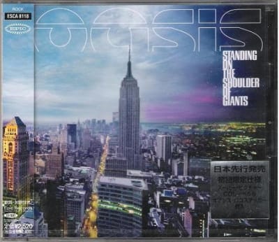 OASIS CD STANDING ON THE SHOULDER OF GIANTS JPN OBI