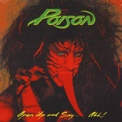 POISON VINILO OPEN UP AND SAY ... AHH!