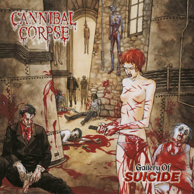 CANNIBAL CORPSE VINILO GALLERY OF SUICIDE