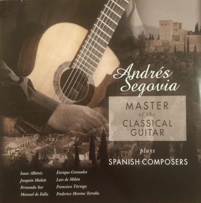 SEGOVIA, ANDRES VINILO MASTER OF THE CLASSICA - Silver color -