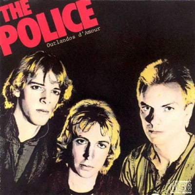 THE POLICE CD OUTLANDOS DAMOUR