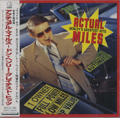 HENLEY, DON CD ACTUAL MILES HENLEY'S GREATEST HITS JPN