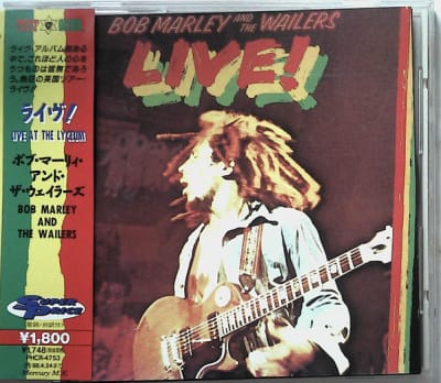 MARLEY, BOB & THE WAILERS CD LIVE! JPN OBI