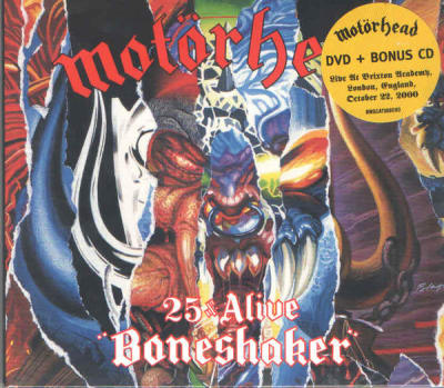 MOTORHEAD CD 25 ALIVE BONESHAKER CD+DVD