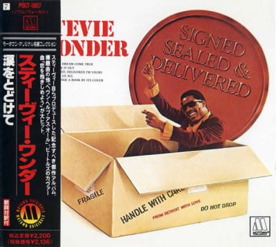 WONDER, STEVIE CD SIGNED, SEALED & DELIVERED JPN OBI