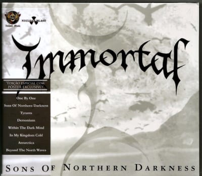INMORTAL CD SONS OF NORTHERN DARKNESS (SLIPCASE C/ OBI E PÔSTER)