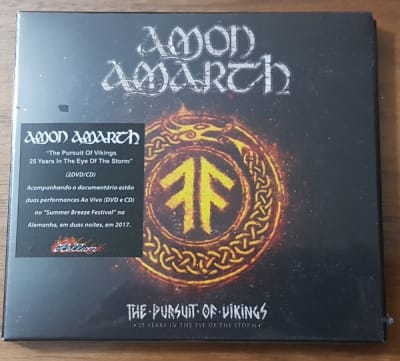 AMON AMARTH CD THE PURSUIT OF VIKINGS: 25 YEARS IN THE EYE OF THE STORM (2 DVDs+CD)